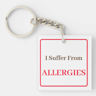 Clavier recto verso - Je souffre d'allergies