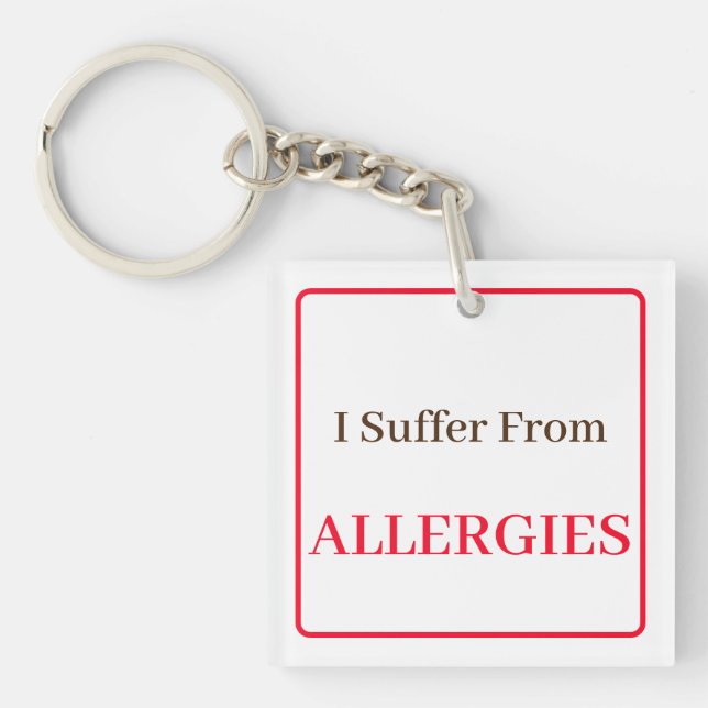 Clavier recto verso - Je souffre d'allergies (Devant)