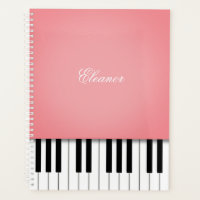 Clavier rose Pink Piano Music Customisé