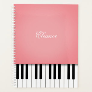 Clavier rose Pink Piano Music Customisé
