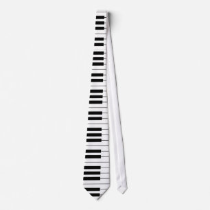 Clavier / Touches de piano : cravate personnalisée