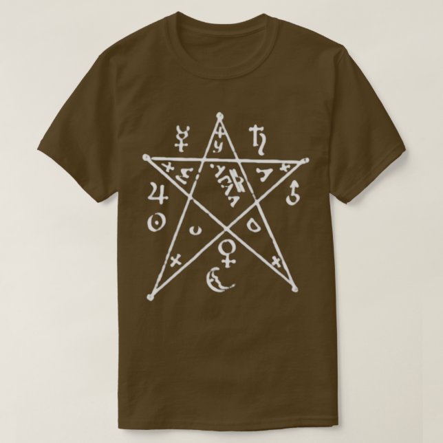 Clavis Inferni Pentacle T-Shirt (Design Front)