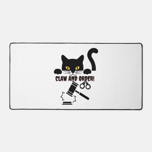 Claw and order   desk mat (Front)