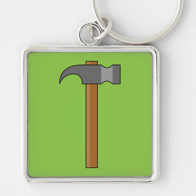 Claw Hammer Cartoon Keychain (Front)