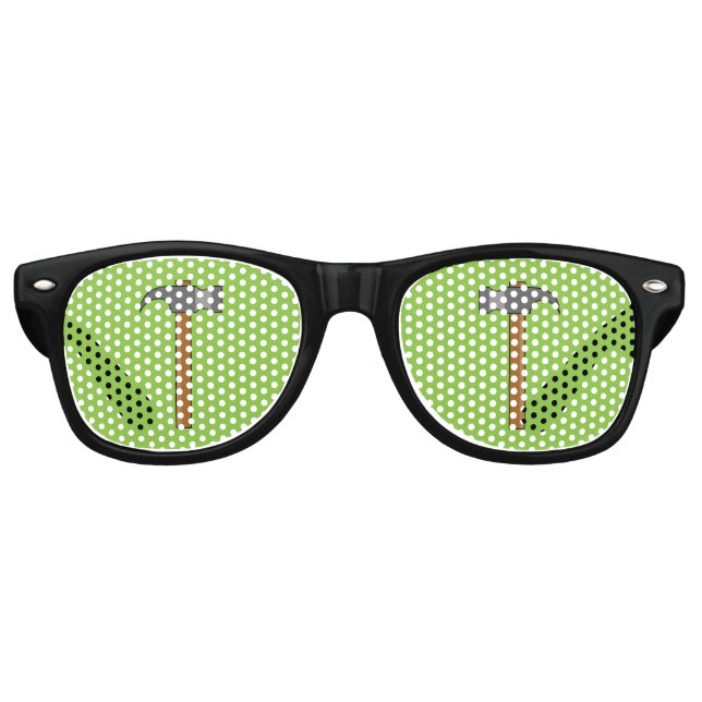 Claw Hammer Cartoon Retro Sunglasses (Front)
