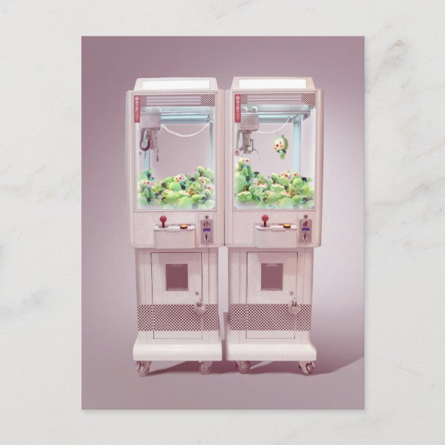 Claw Machine Announcement Postcard (Front)