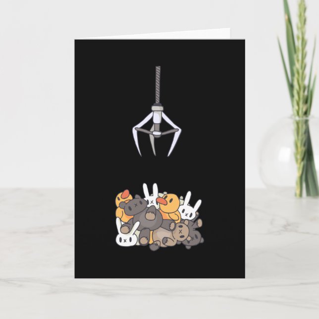 Claw Machine Kawaii Card (Front)