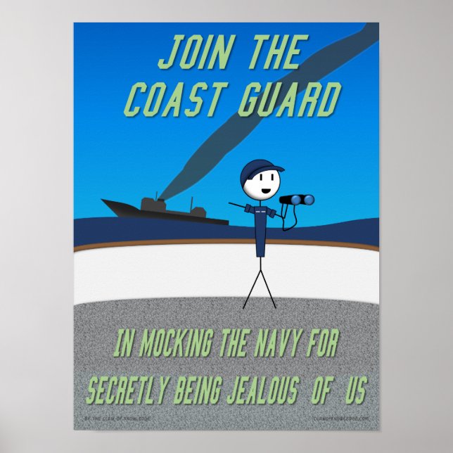 Claw of Knowledge "Join the Coast Guard" Poster (Front)