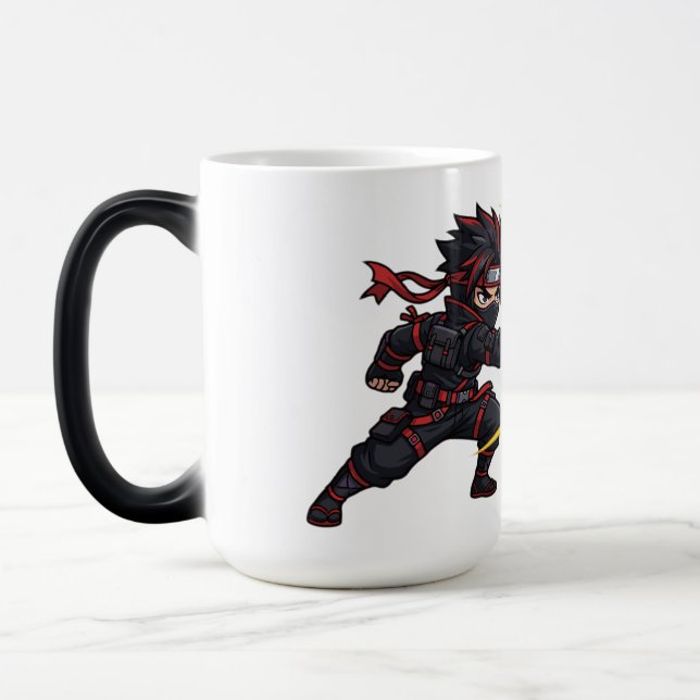 Claw Strike Ninja vs Monster Chibi Anime RPG Game  Magic Mug (Left)