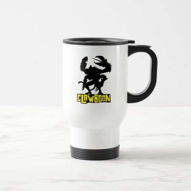 Clawboon Silhouette Travel Mug (Right)
