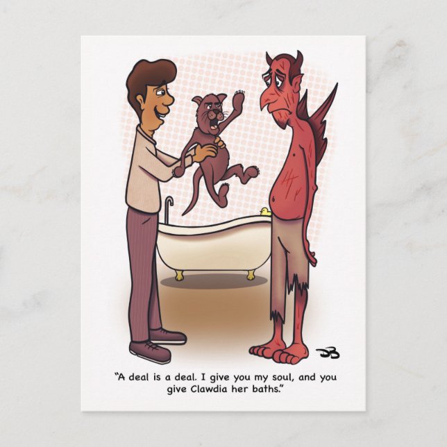 Clawdia  Folded Postcard (Front)