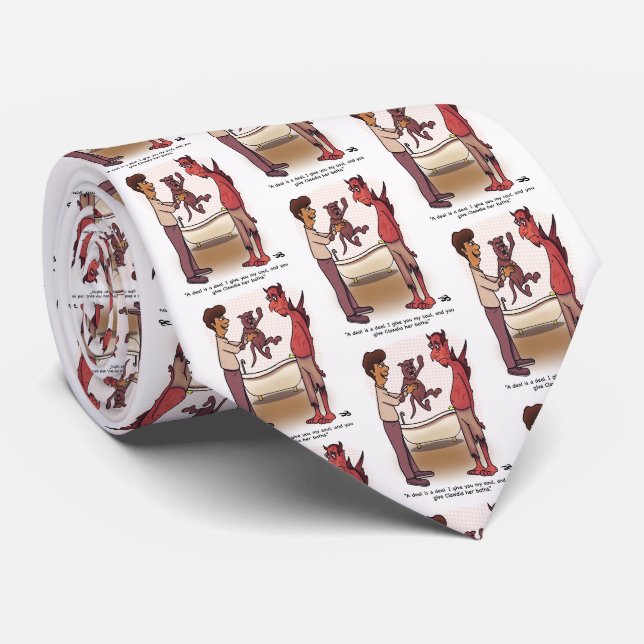 Clawdia Necktie (Rolled)