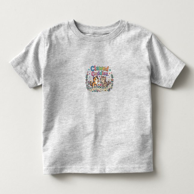 Clawed Cuddles Toddler T-shirt (Front)