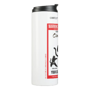 Claws of Steel Cat Security Courtesy Thermal Tumbler