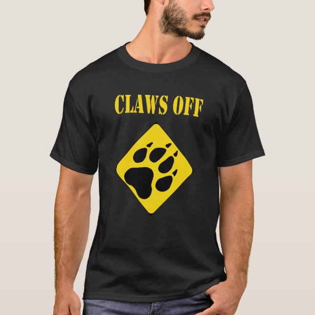 Claws Off Consent is Key mens T-Shirt (Front)
