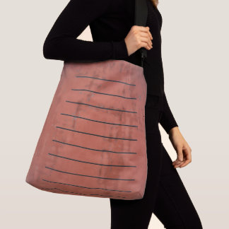 Clay Abstract Crossbody Tote Bag by Detailsavvy