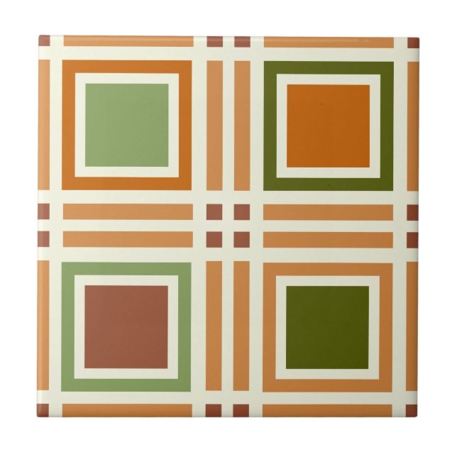 Clay Algae Pattern Tile (Front)