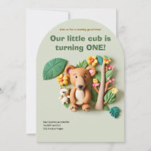 Clay Art Bear Family birthday 