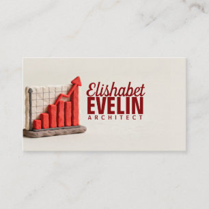 Clay Art of Rising Trends: A Business Success Card