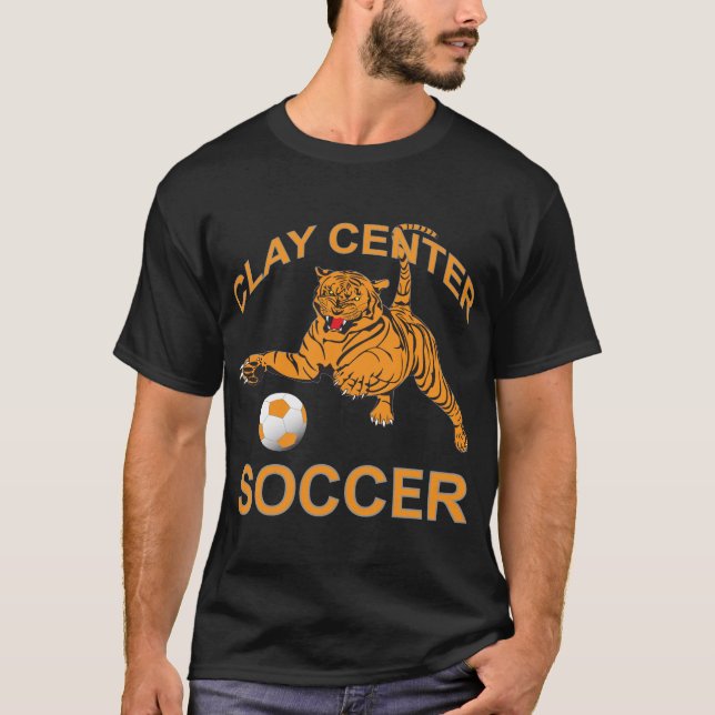 Clay Centre Soccer Tiger T-Shirt (Front)