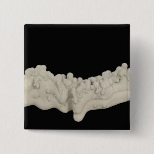 Clay Concretion 2 Inch Square Button