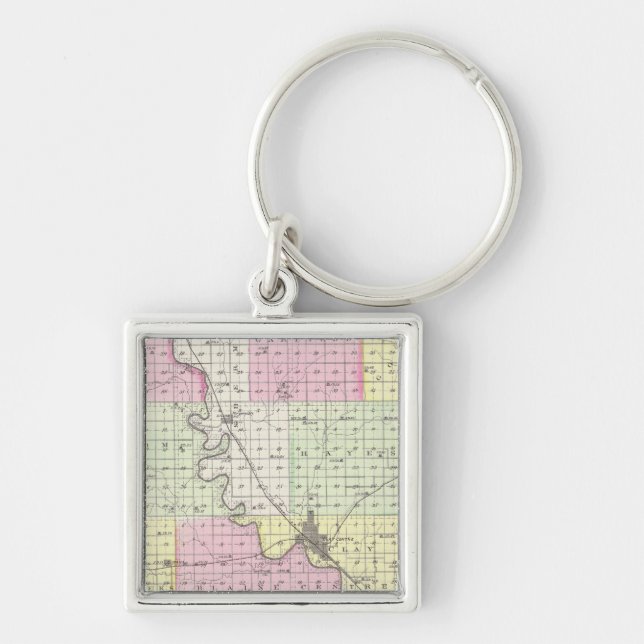 Clay County, Kansas Keychain (Front)