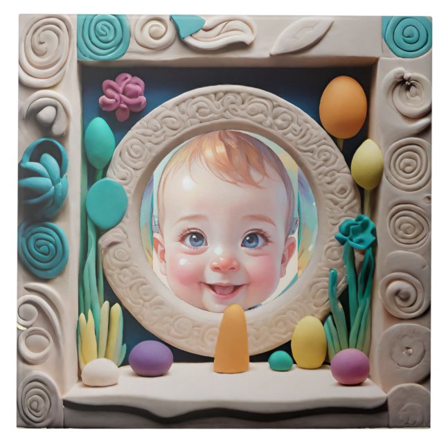 Clay frame tile (Front)