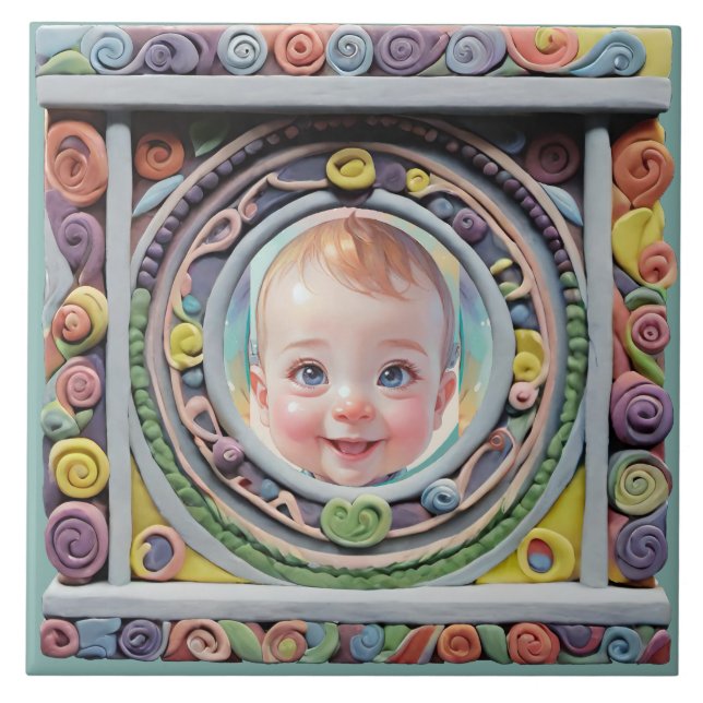 Clay frame tile (Front)