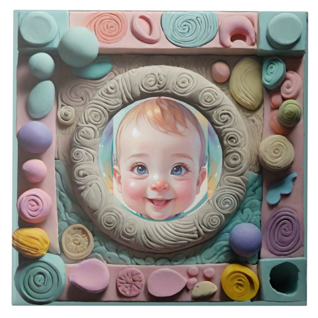 Clay frame tile (Front)