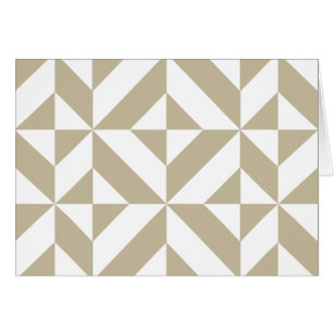 Clay Geometric Deco Cube Pattern