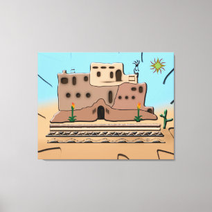 Clay House Canvas Print