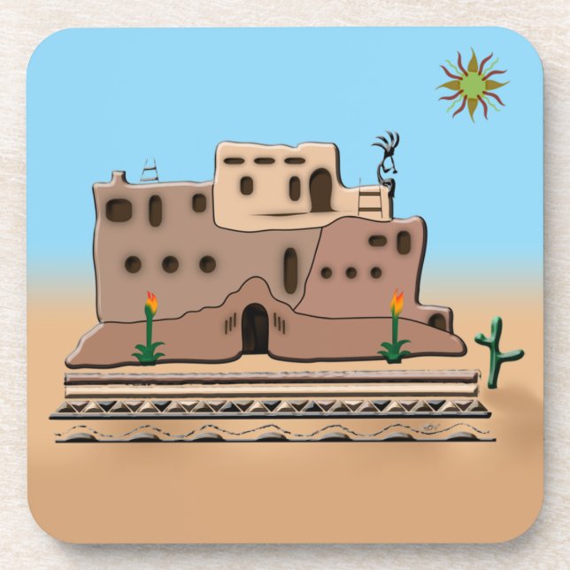 Clay House Coaster (Front)