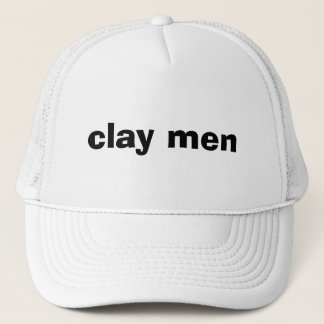clay men trucker hat