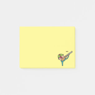 Clay Pigeon Trap Shooting Post-it Notes