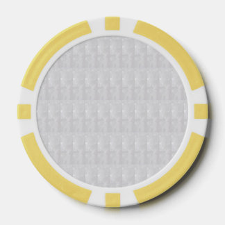 Clay Poker Chips Gamble Casino Crystal White