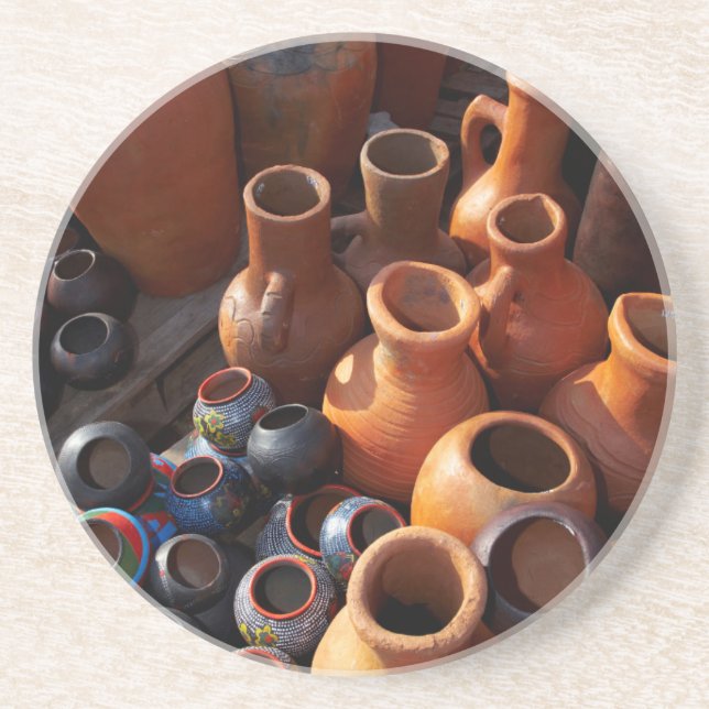 Clay Pots, Hazyview, Mpumalanga, South Africa Coaster (Front)
