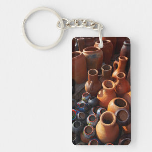 Clay Pots, Hazyview, Mpumalanga, South Africa Keychain
