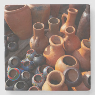 Clay Pots, Hazyview, Mpumalanga, South Africa Stone Coaster