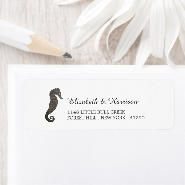 Clay Seahorse Beach Wedding (Insitu)
