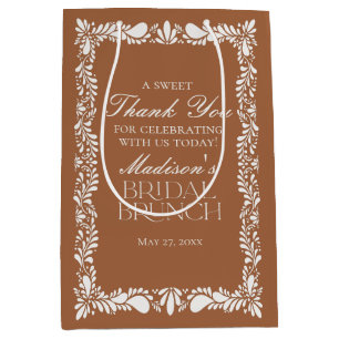 Clay Talavera Tile Fiesta Bridal Brunch Favours Medium Gift Bag