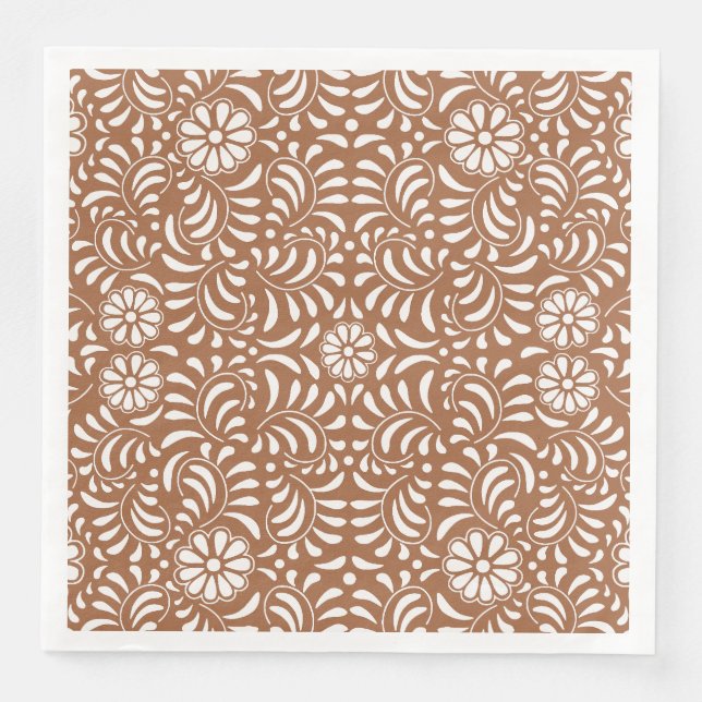 Clay Talavera Tile Spanish Style Fiesta Napkin (Front)