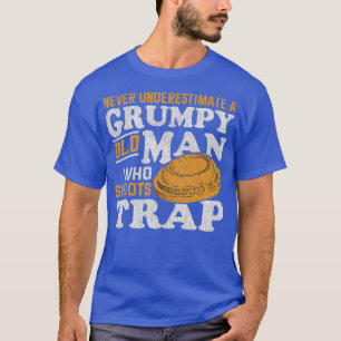 Clay Target Shoot Never Underestimate Grumpy Old T-Shirt