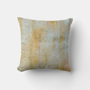 clay wall texture and background from clay houseab throw pillow
