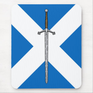 Claymore and Saltire Mouse Pad