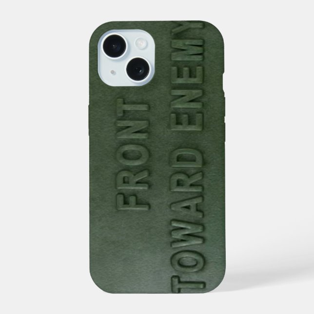 Claymore Mine iPhone 15 Case (Back)