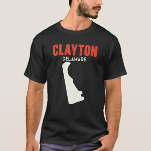 Clayton Delaware USA State America Travel Delaware T-Shirt