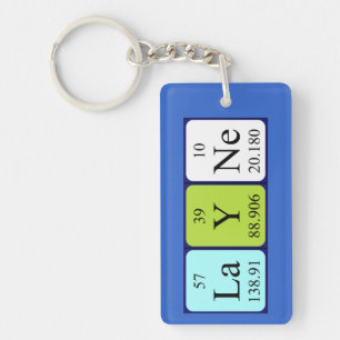 Clé de nom de table périodique Layne