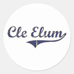 Cle Elum Washington Classic Design Classic Round Sticker