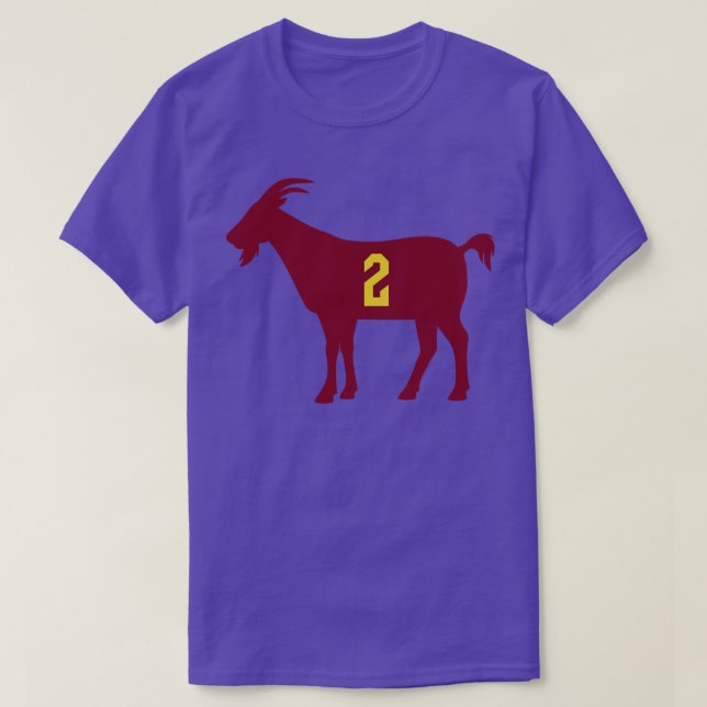 CLE GOAT 2 White T-Shirt (Design Front)