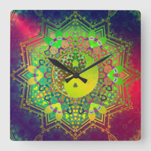 Clé intérieure Yin Yang Balance Horloge murale